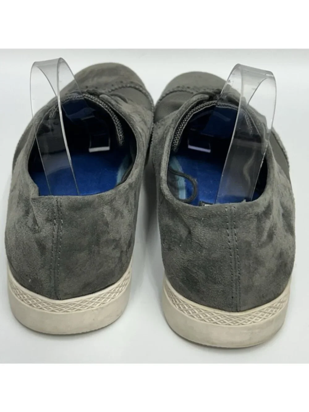 PF Flyers Men's Suede Wing Tip Oxford Sneakers Size 12 Grey Preppy School Work